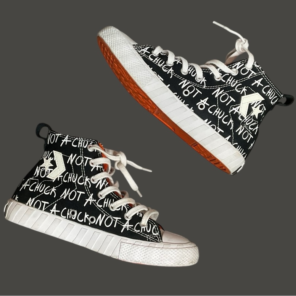 Converse Untitled Hi - Black, White and Orange
